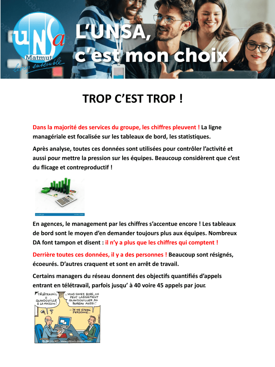 Trop c&rsquo;est trop