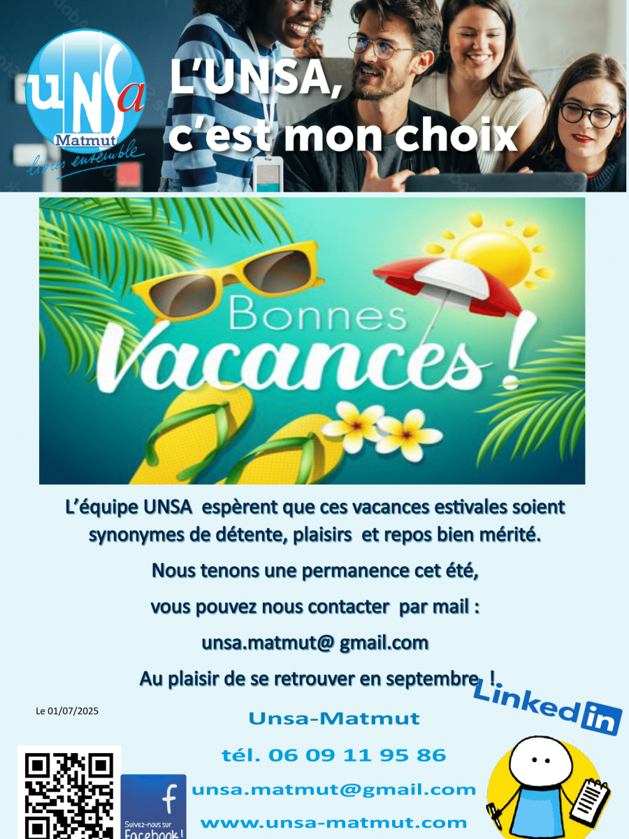 Bonnes vacances été&nbsp;2025