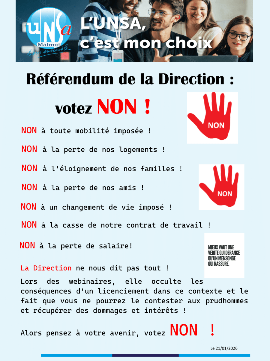 Accord de performance Collective : Non&nbsp;!