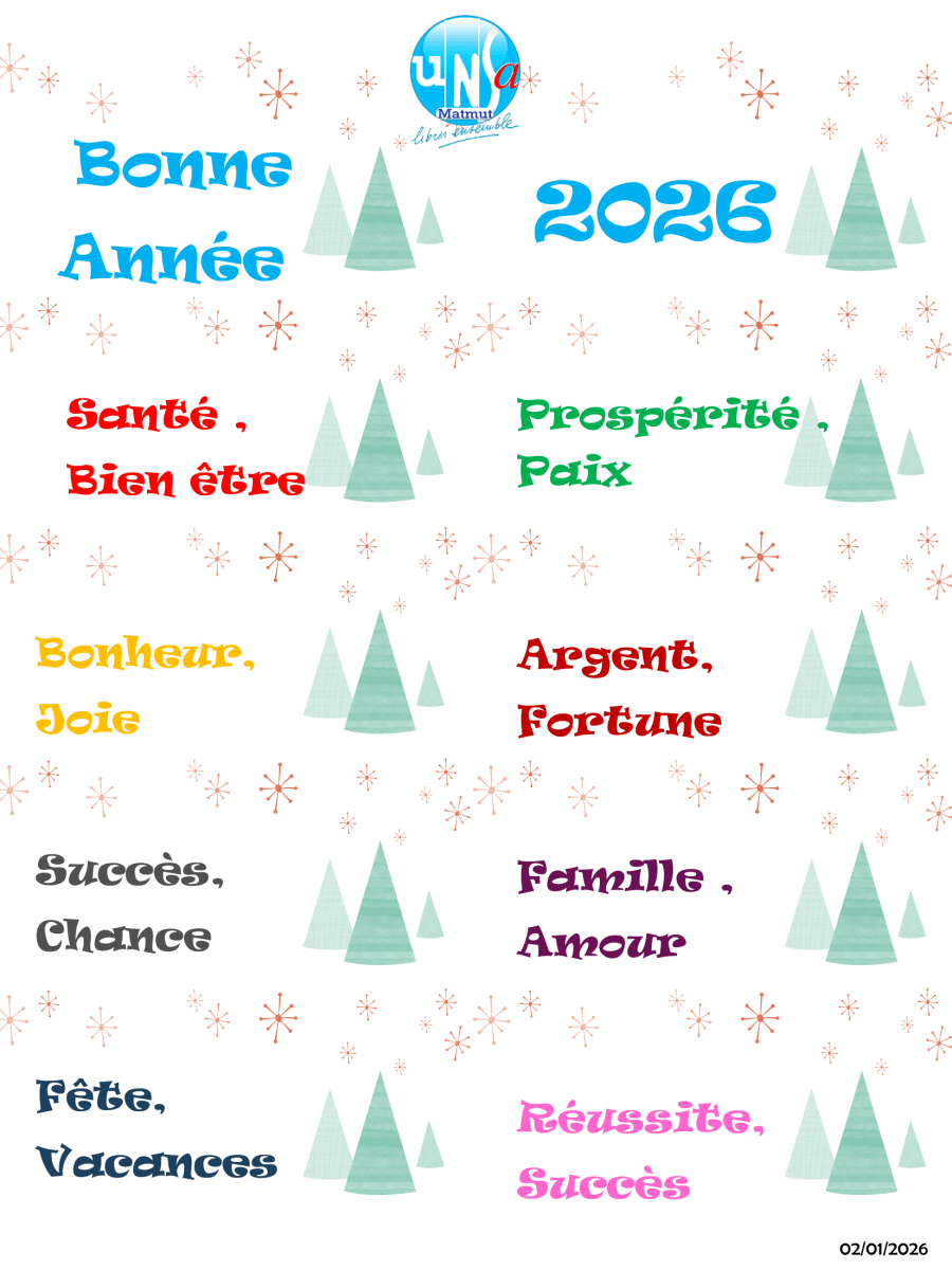 Bonne année 2026